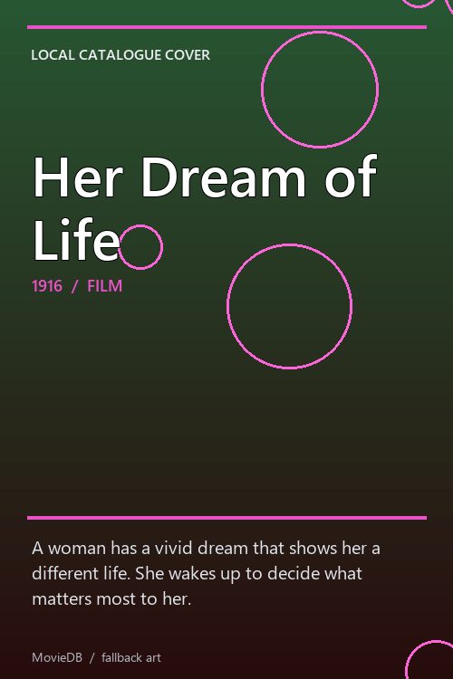 Her Dream of Life poster
