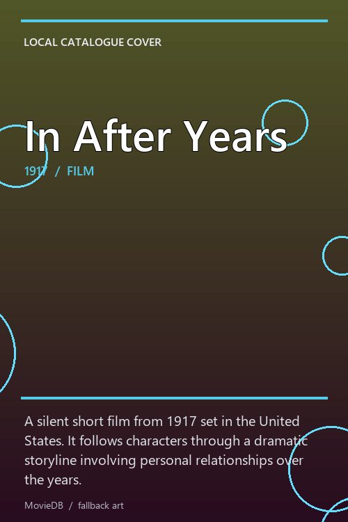 In After Years poster