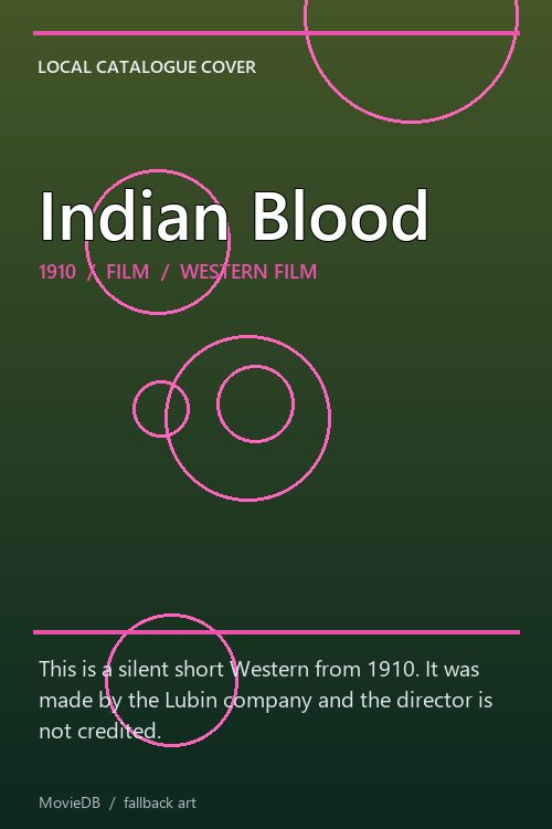 Indian Blood poster