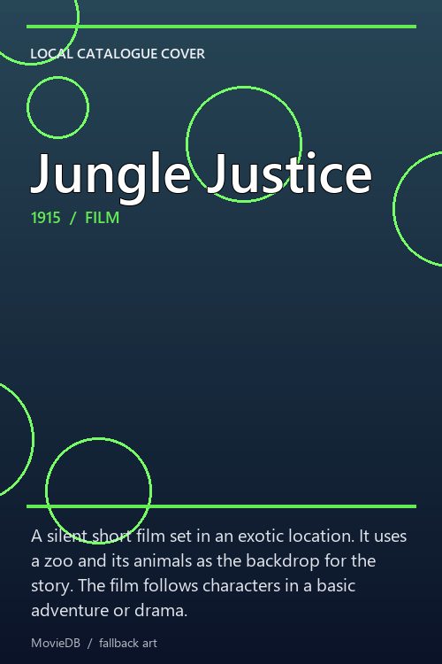Jungle Justice poster