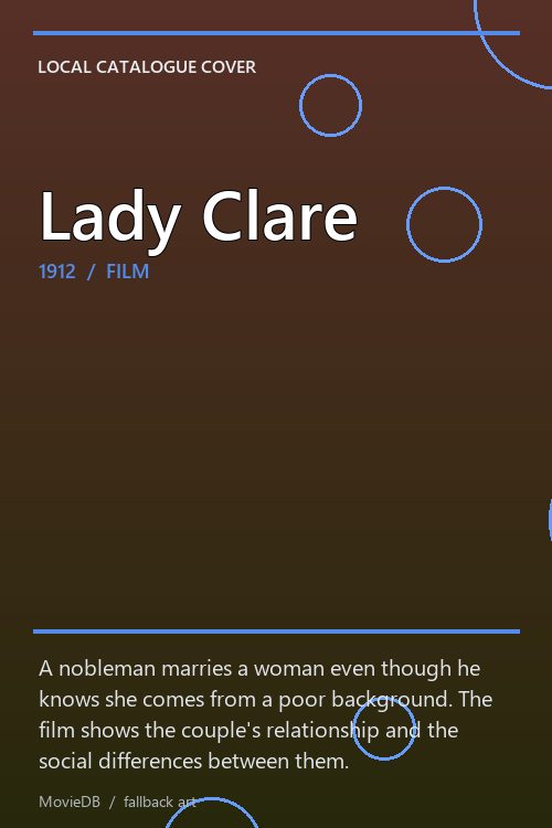 Lady Clare poster