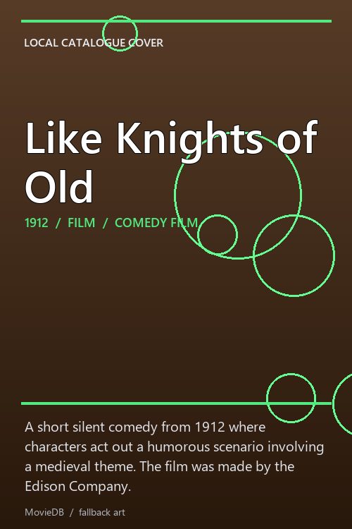 Like Knights of Old poster