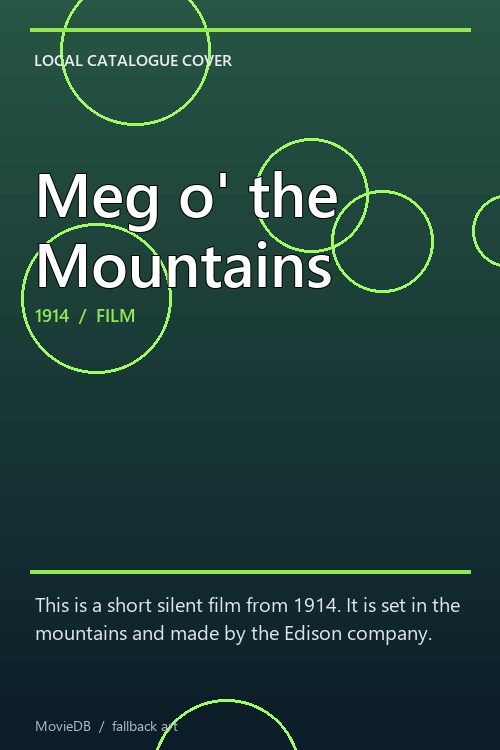 Meg o' the Mountains poster
