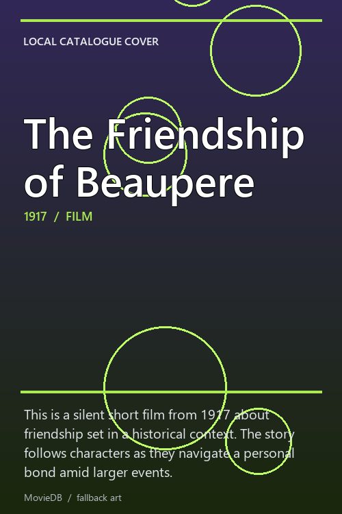 The Friendship of Beaupere poster