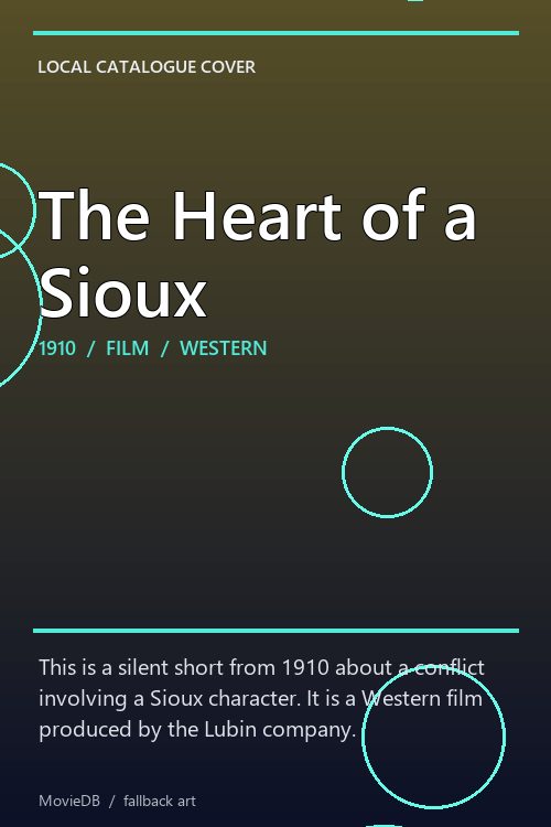 The Heart of a Sioux poster