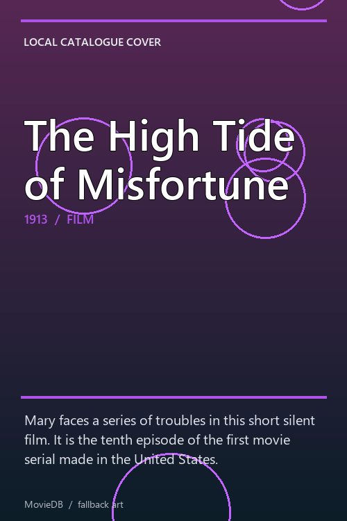 The High Tide of Misfortune poster