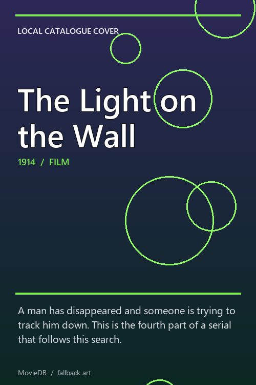 The Light on the Wall poster