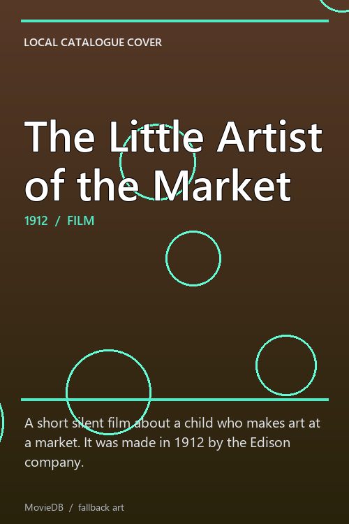 The Little Artist of the Market poster