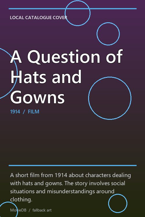 A Question of Hats and Gowns poster