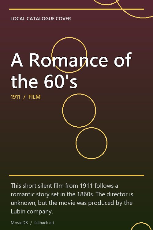 A Romance of the 60's poster