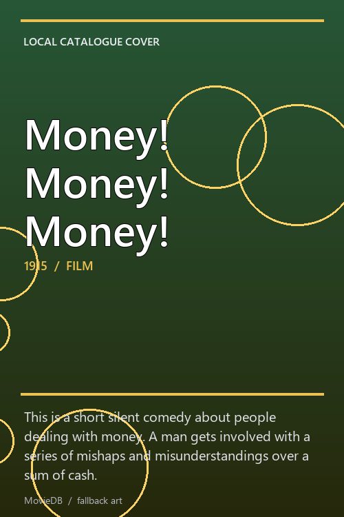 Money! Money! Money! poster