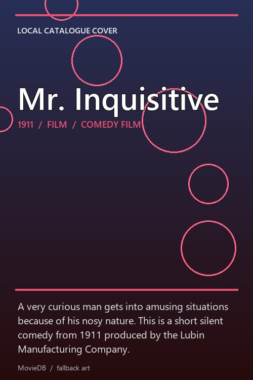 Mr. Inquisitive poster
