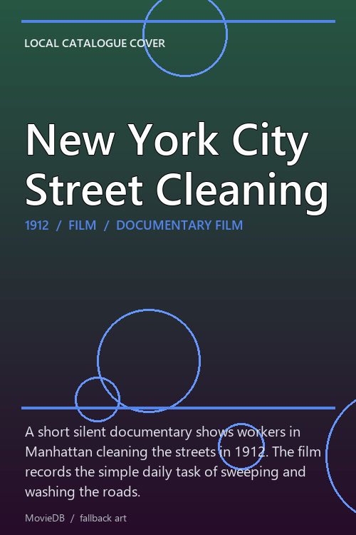 New York City Street Cleaning poster