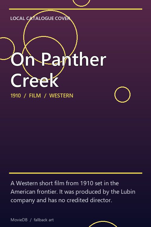 On Panther Creek poster