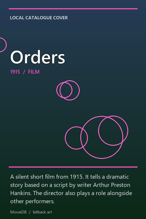 Orders poster