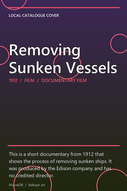 Removing Sunken Vessels poster