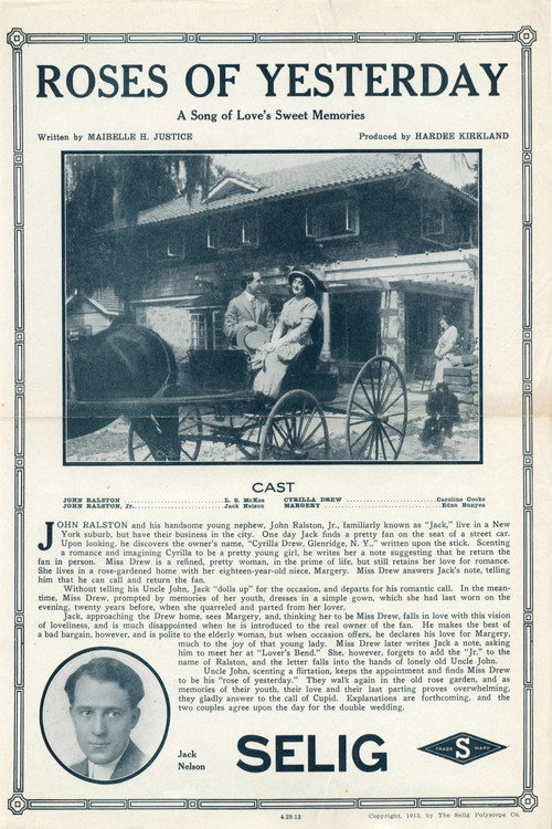 Roses of Yesterday poster