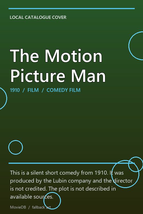 The Motion Picture Man poster
