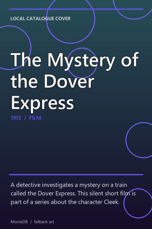The Mystery of the Dover Express poster