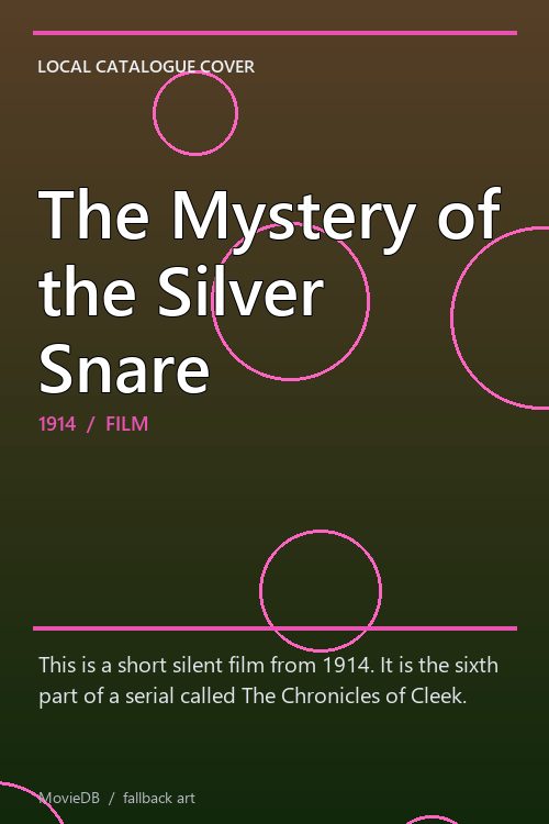 The Mystery of the Silver Snare poster