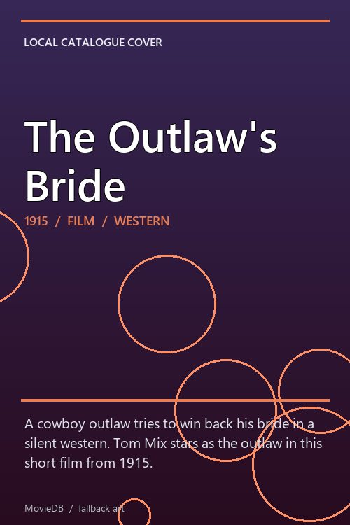 The Outlaw's Bride poster