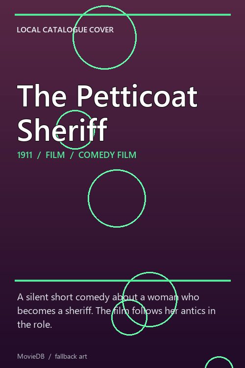The Petticoat Sheriff poster