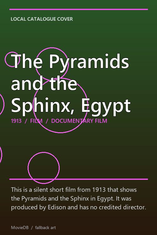 The Pyramids and the Sphinx, Egypt poster
