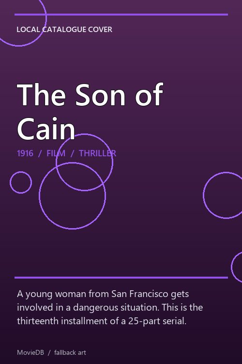 The Son of Cain poster