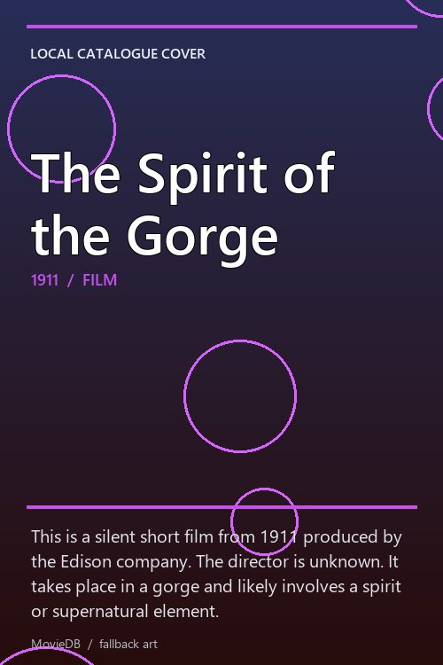 The Spirit of the Gorge poster