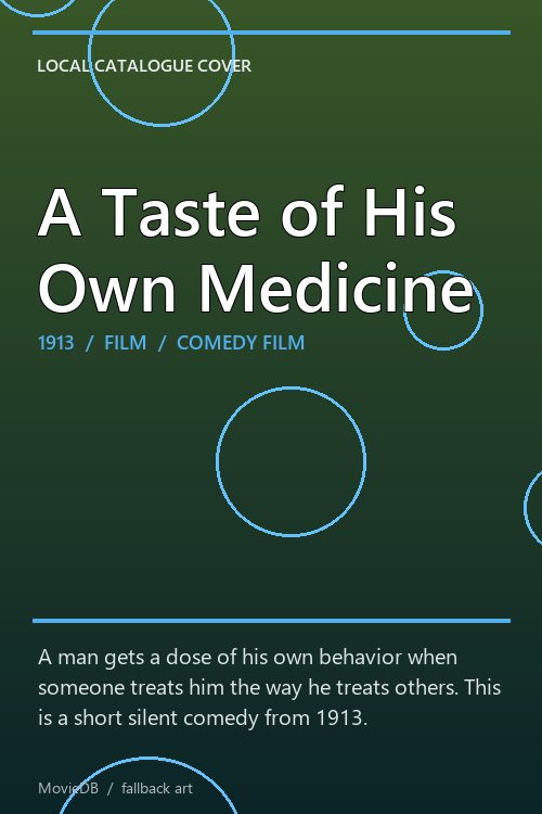 A Taste of His Own Medicine poster