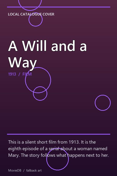 A Will and a Way poster