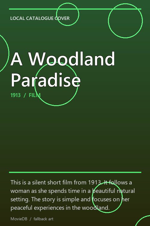 A Woodland Paradise poster