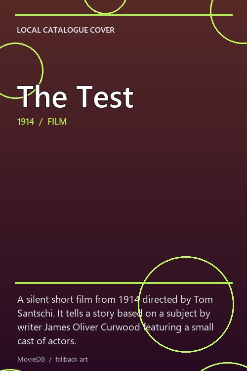 The Test poster