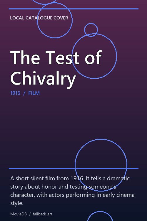 The Test of Chivalry poster