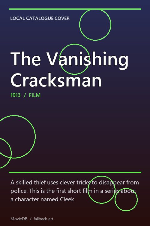 The Vanishing Cracksman poster