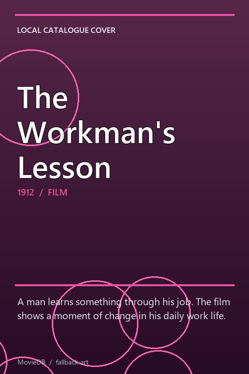 The Workman's Lesson poster