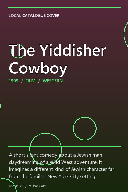 The Yiddisher Cowboy poster