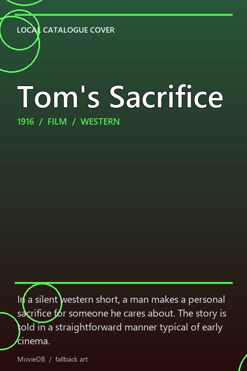 Tom's Sacrifice poster