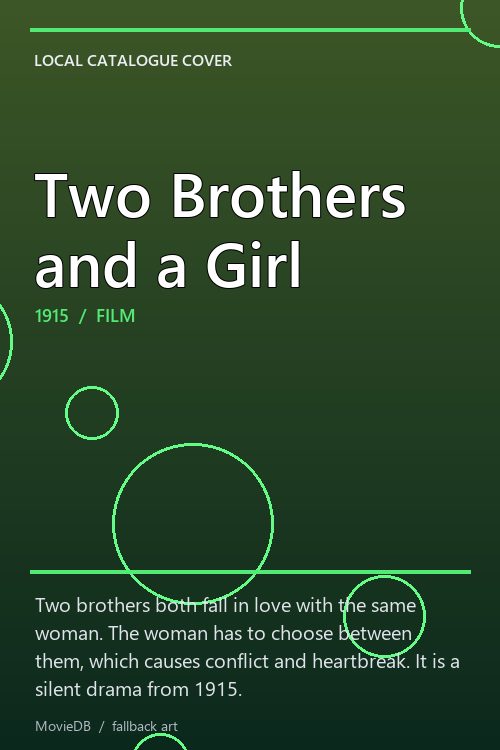 Two Brothers and a Girl poster