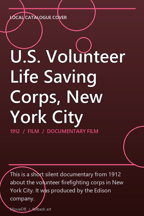 U.S. Volunteer Life Saving Corps, New York City poster