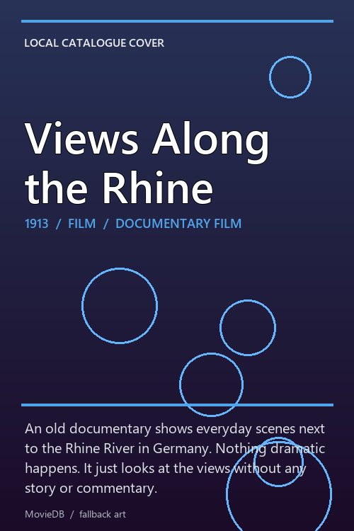 Views Along the Rhine poster