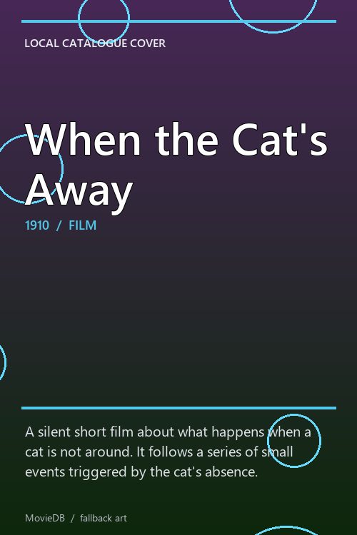 When the Cat's Away poster