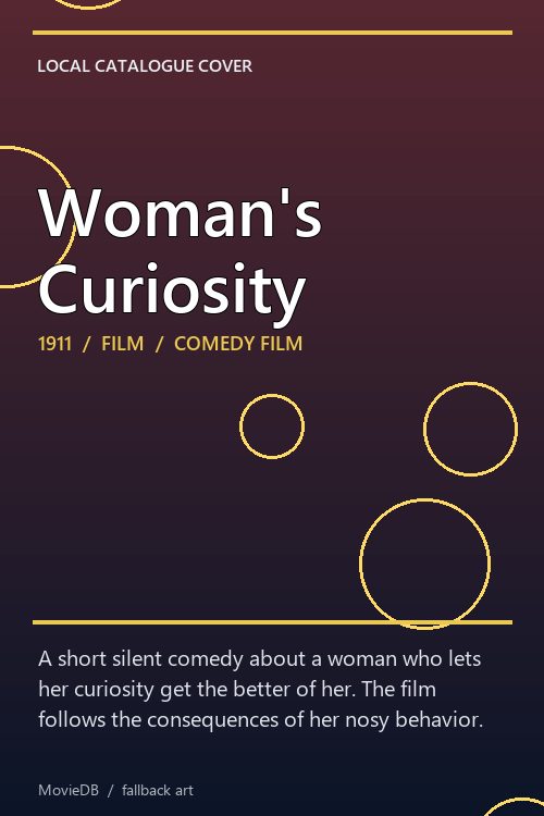 Woman's Curiosity poster