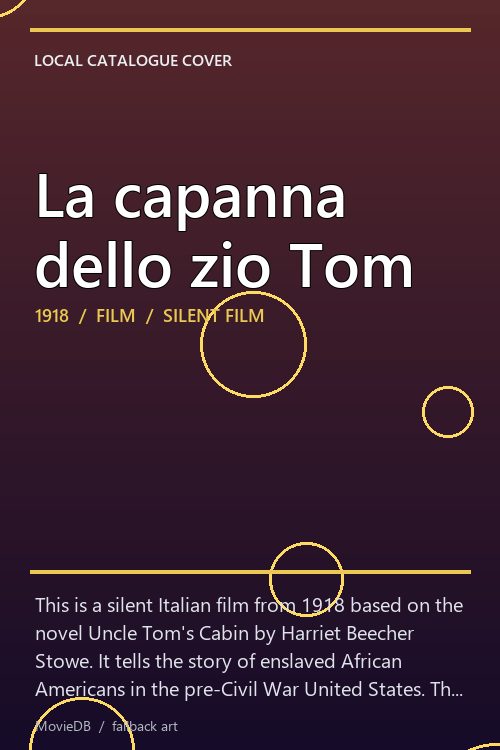 La capanna dello zio Tom poster