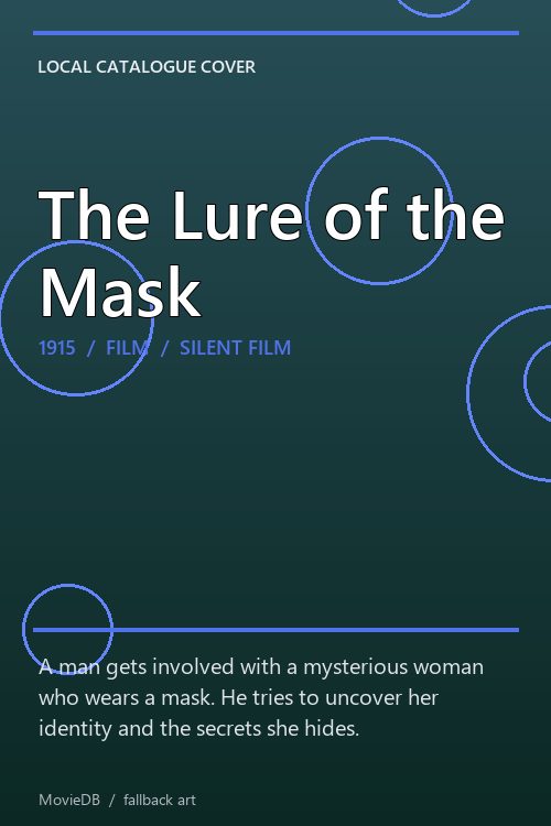 The Lure of the Mask poster