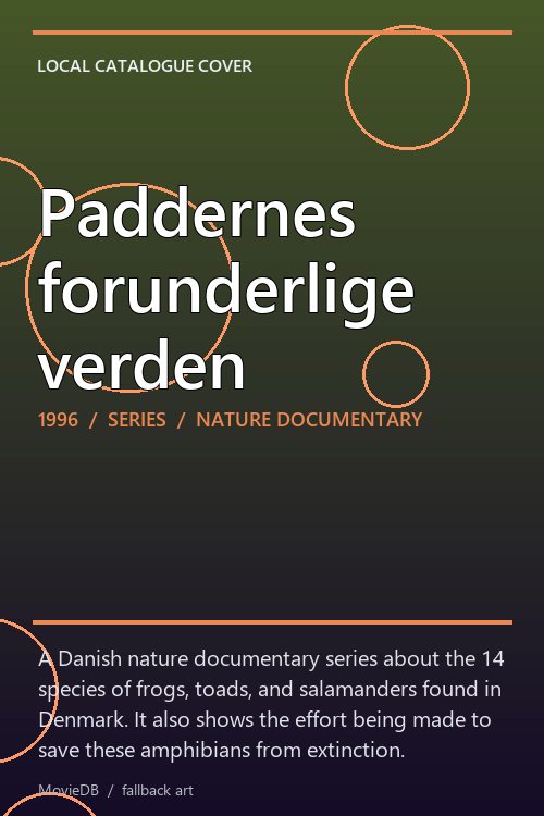 Paddernes forunderlige verden poster