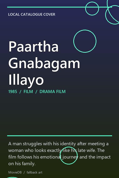 Paartha Gnabagam Illayo poster