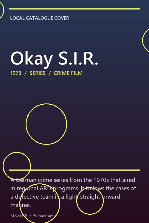 Okay S.I.R. poster