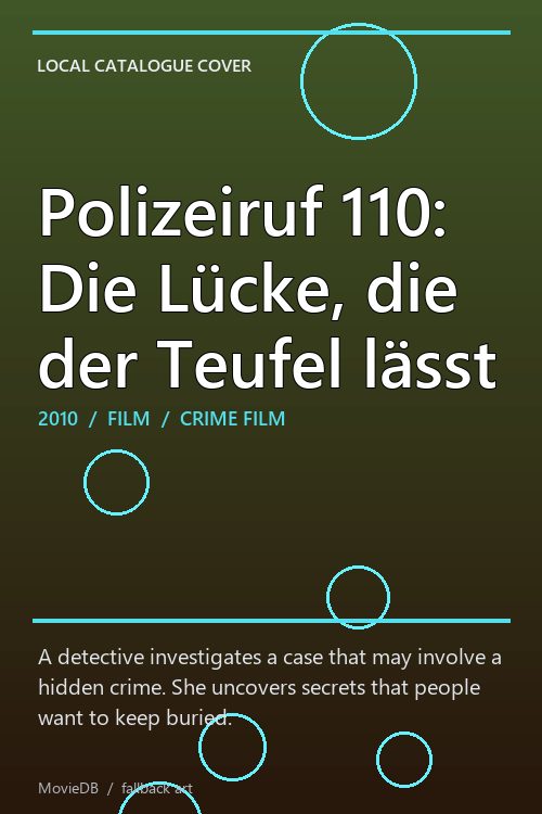 Polizeiruf 110: Die Lücke, die der Teufel lässt poster