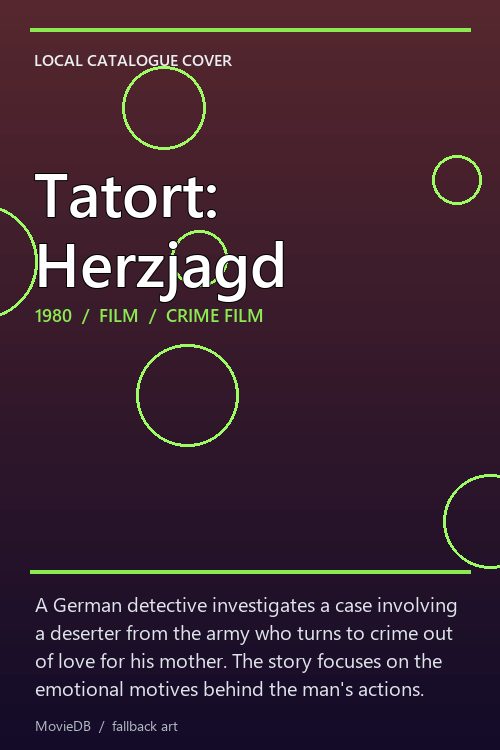 Tatort: Herzjagd poster